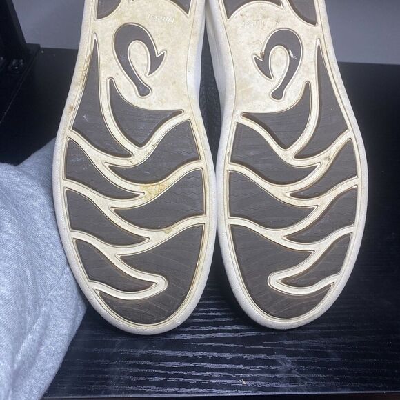 Olukai Alapa Li Shoes Mens 9.5 Gray Slip On Elastic Laces Mesh Sneakers - Picture 9 of 9